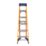 Werner Fibreglass 1.67m 6 Step Swingback A Frame Step Ladder
