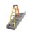 Werner Fibreglass 1.67m 6 Step Swingback A Frame Step Ladder