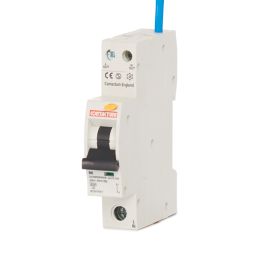 Contactum Defender 6A 30mA Type A SP B Curve  Compact RCBO