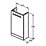 Ideal Standard i.life S Floorstanding Washbasin Unit with Chrome Handle & Basin Matt Grey 410mm x 205mm x 845mm