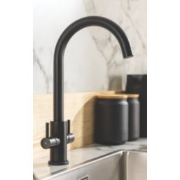 Streame by Abode Marido Swan Dual Lever Mono Mixer Matt Black