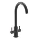 Streame by Abode Marido Swan Dual Lever Mono Mixer Matt Black