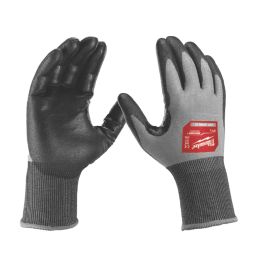 Milwaukee Hidex Cut Level D Gloves Grey Large