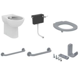 Armitage Shanks Doc M Ambulant Care WC Pack Grey 10 Piece Set