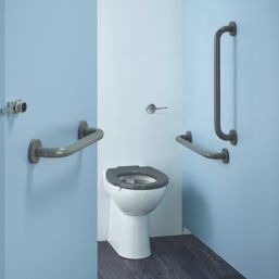 Armitage Shanks Doc M Ambulant Care WC Pack Grey 10 Piece Set