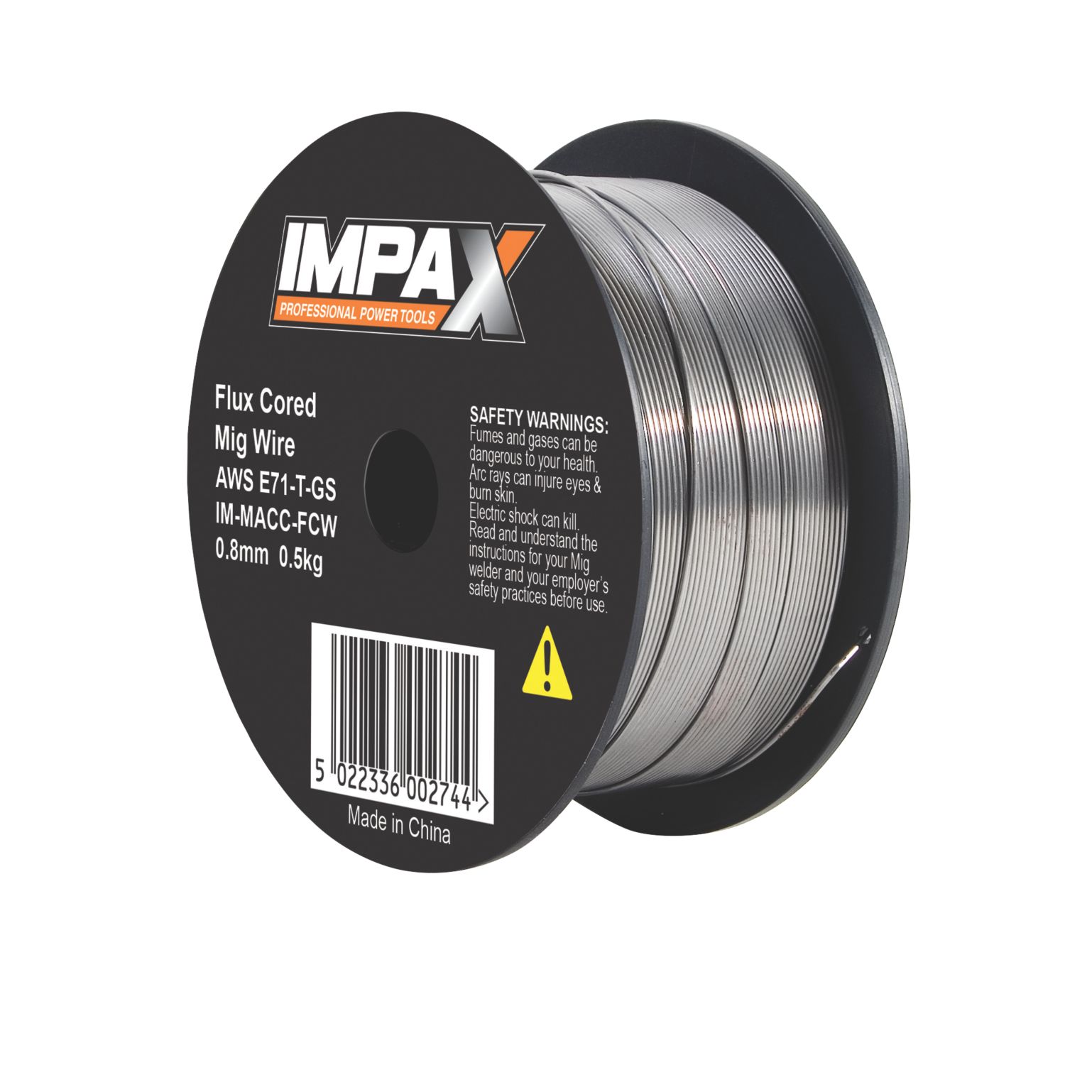 IMPAX Flux-Cored MIG Welding Wire 0.5kg 0.8mm (513PV)