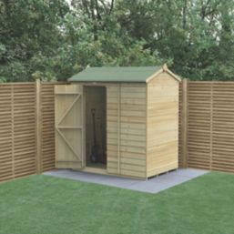 Forest Beckwood 6' x 4' (Nominal) Reverse Apex Shiplap Timber Shed