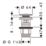 Hansgrohe Slotted Pop Up Basin Waste Chrome 64mm