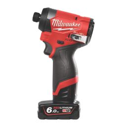 Milwaukee M12FID2-602X 12V 2 x 6.0Ah Li-Ion RedLithium Brushless Cordless Impact Driver