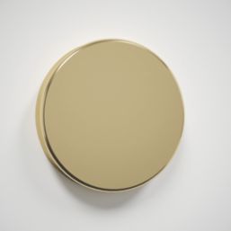 Splashback  Clear with Brass Caps Kitchen Splashback 900mm x 700mm x 6mm