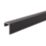 Multipanel Type C End Cap Matt Black 2450mm x 11mm