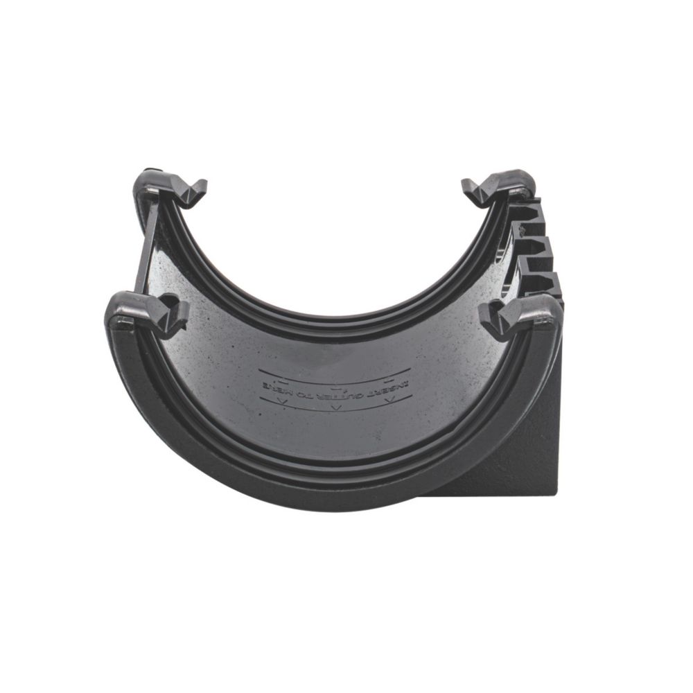 Floplast RK1CI 112mm Half Round Gutter - Fascia Bracket - Faux Cast Iron