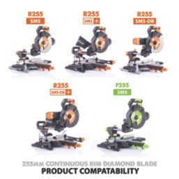 Evolution RAGEBLADE255DIAMOND Masonry Diamond Blade 255mm x 25.4mm