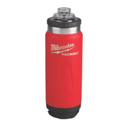 Milwaukee Packout Bottle with Chug Lid 532ml Red