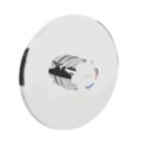 Bristan Handwheel Concealed Single Outlet Thermostatic Chrome-Plated Shower Valve