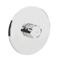 Bristan Handwheel Concealed Single Outlet Thermostatic Chrome-Plated Shower Valve