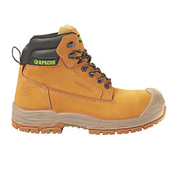 Apache Thompson Metal Free   Safety Boots Wheat Size 5