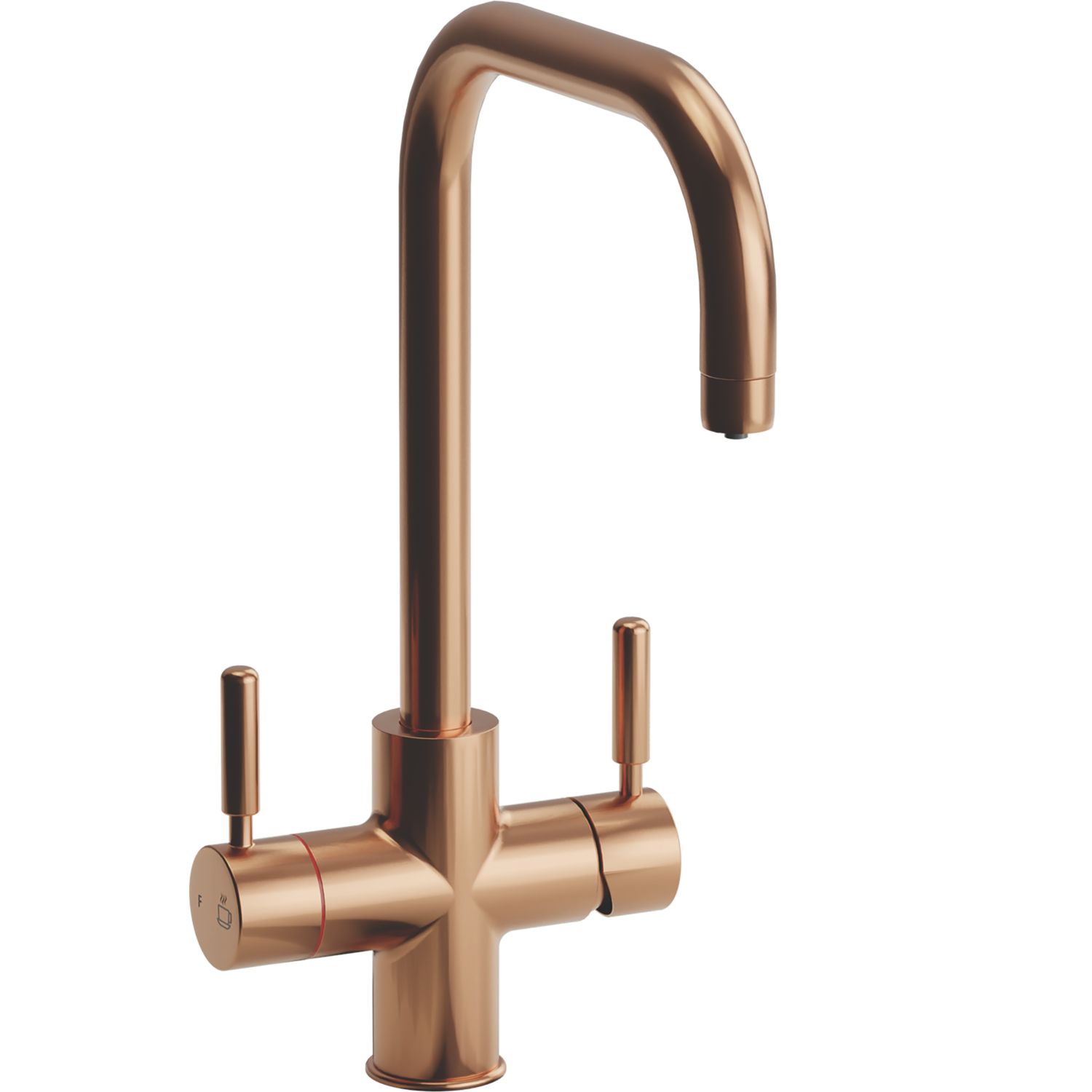 Streame by Abode Hemista 4-in-1 Boiling Mono Mixer Urban Copper (514JM)