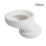 Flomasta  Rigid 25mm Offset Pan Connector White 147mm