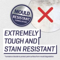 Johnstones Trade 2.5Ltr Brilliant White Eggshell Mid-Sheen Acrylic Multi Surface Paint