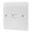 Vimark Pro 1-Gang Master Telephone Socket White