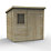 Forest Timberdale 7' 6" x 5' 6" (Nominal) Pent Tongue & Groove Timber Shed