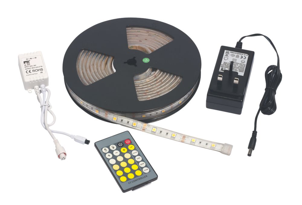 4lite 5m LED Tuneable Strip 30W 500lm Screwfix