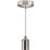 Knightsbridge  Contemporary Pendant Brushed Chrome