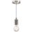 Knightsbridge  Contemporary Pendant Brushed Chrome