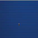 Gliderol Horizontal 8' x 7' Non-Insulated Frameless Steel Up & Over Garage Door Signal Blue