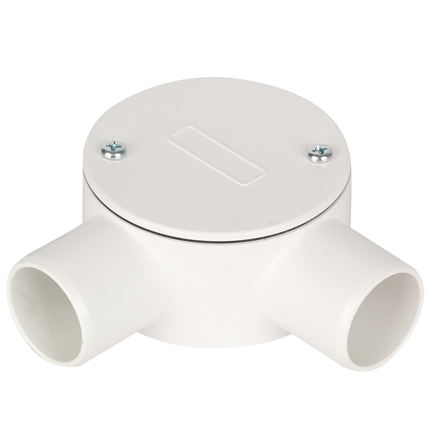 Deta TTE 2 Way 25mm Angle Box White (514VT)