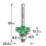 Trend C076X1/4TC 1/4" Rounding-Over Bearing-Guided Router Cutter 25.4mm x 12.7mm