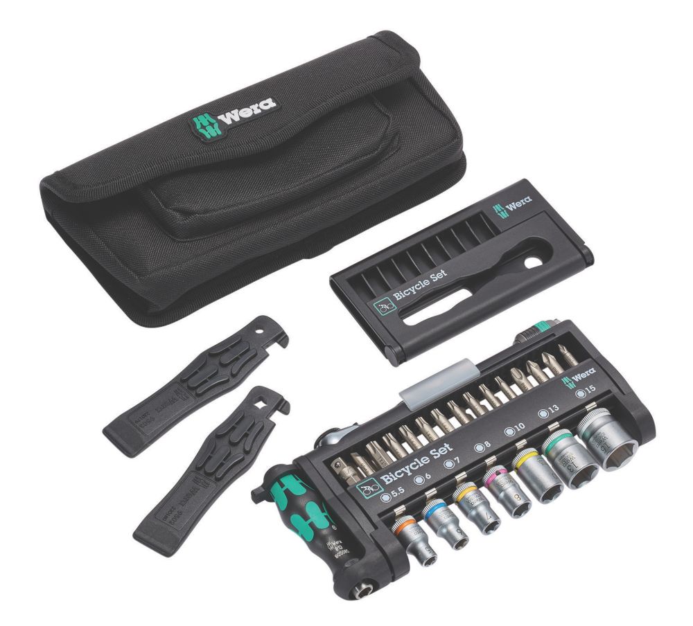 Wera bicycle 3 tool set 41 pcs screwfix