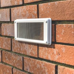 Metex Ventguard White Rodent & Crawling Insect Airbrick Vent Cover