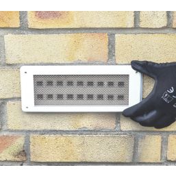 Metex Ventguard White Rodent & Crawling Insect Airbrick Vent Cover