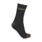 CAT Premium Work Socks Black 11-14 3 Pairs
