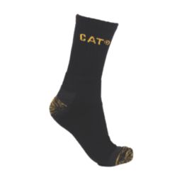 CAT Premium Work Socks Black 11-14 3 Pairs