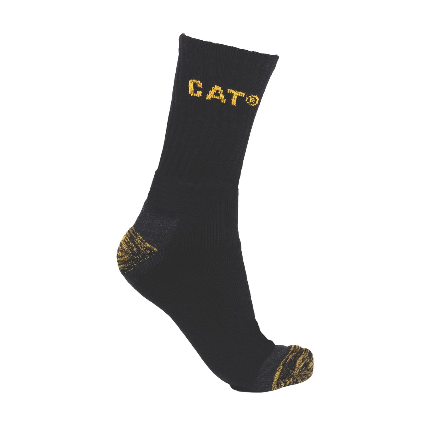 CAT Premium Work Socks Black 11-14 3 Pairs (514YR)
