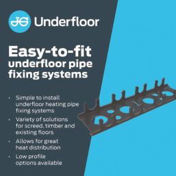JG Speedfit JGUFHRAIL Clip Rails 2m 16 Pack