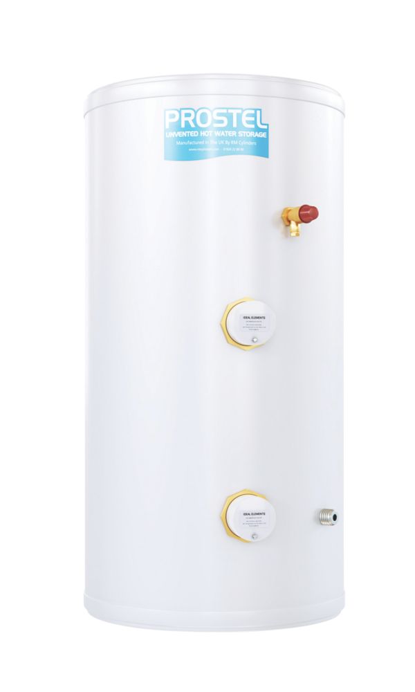 Rm Cylinders Prostel Direct Unvented Cylinder 120ltr Screwfix 9124