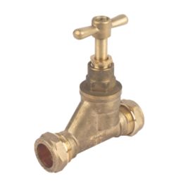 Essentials Brass Stopcock 22mm