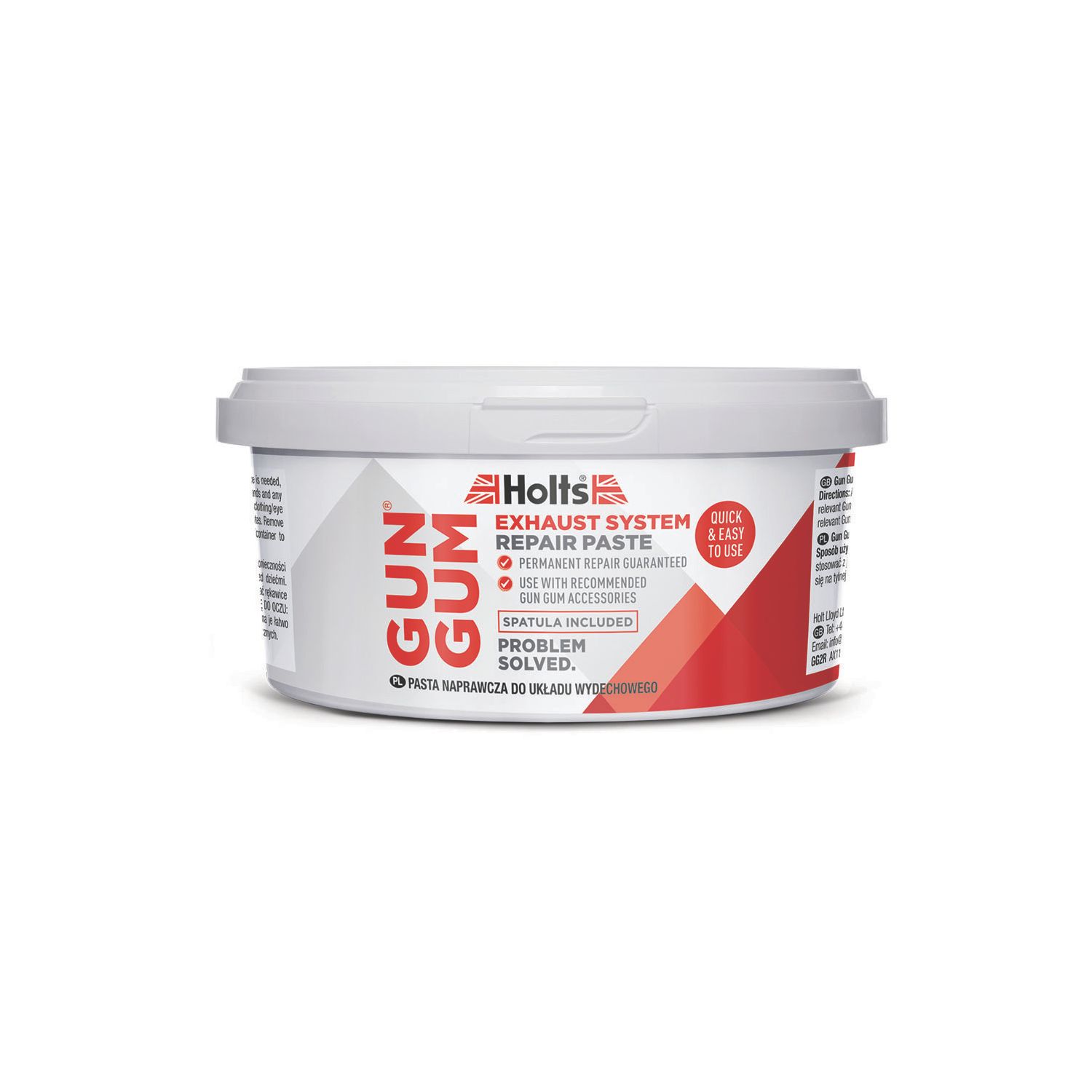 Holts Gun Gum Exhaust Repair Paste White 200g (5156K)