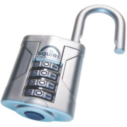 Squire Vulcan Weatherproof  Combination  High Security Padlock Blue/Chrome 40mm