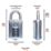 Squire Vulcan Weatherproof  Combination  High Security Padlock Blue/Chrome 40mm