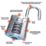 Squire Vulcan Weatherproof  Combination  High Security Padlock Blue/Chrome 40mm
