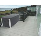 Trimetals  600Ltr 4' 6" x 2' 6" (Nominal) Metal Garden Storage Box with Base Anthracite