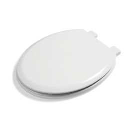 Croydex Abberton  Toilet Seat Moulded Wood White