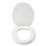 Croydex Abberton  Toilet Seat Moulded Wood White