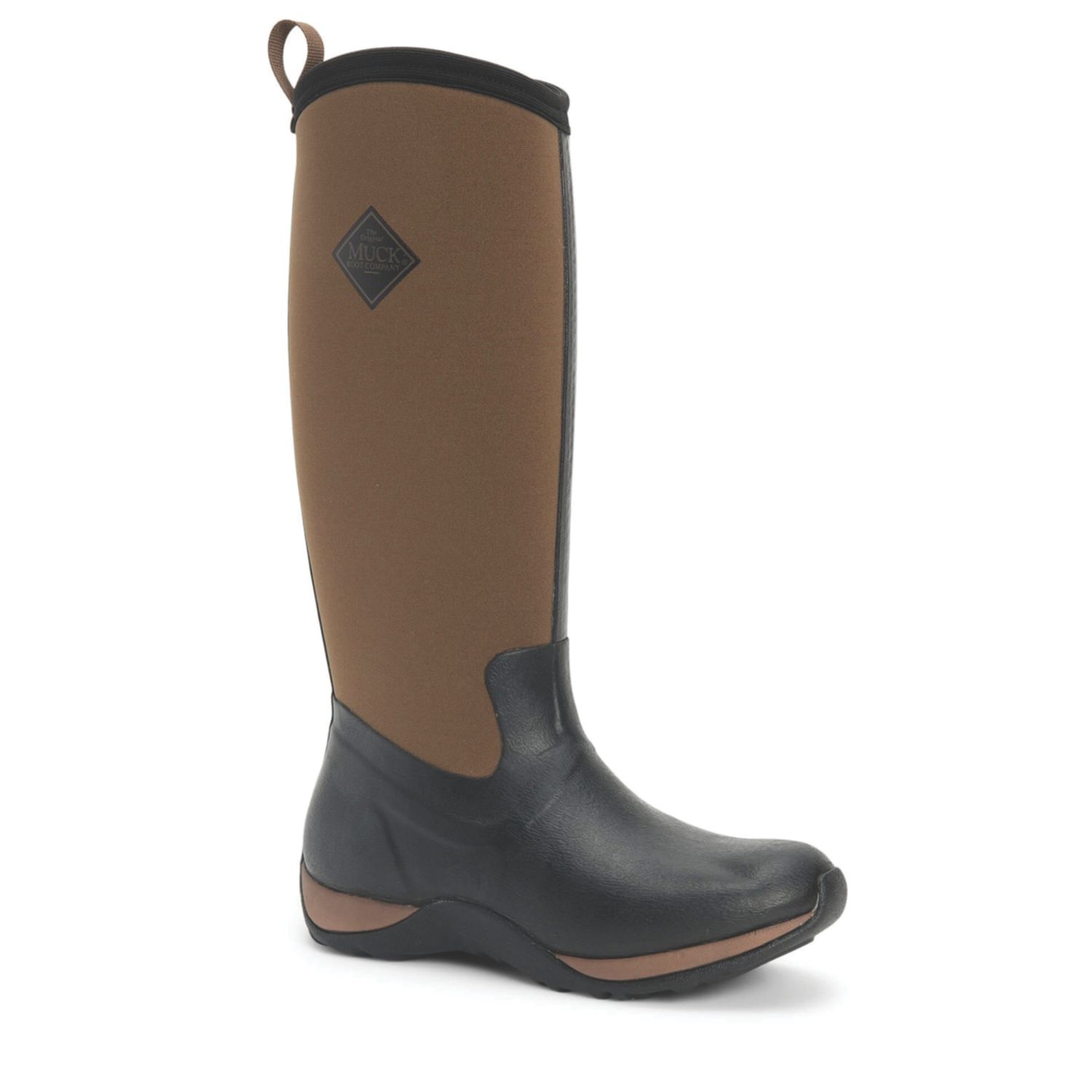 Muck Boots Arctic Adventure Size 5 Womens Black/ Tan Non Safety Wellies (515CW)