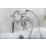 Bristan Colonial Chrome-Plated 260mm Deck Mounted Dual Control Manual Shower Mixer Tap